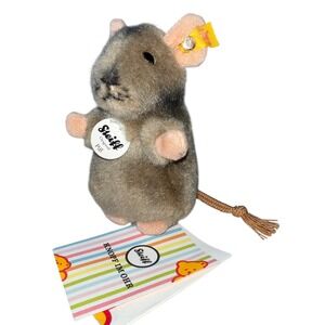 NWT Steiff Piff Mouse Plush Stuffed Animal Toy